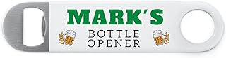 ANY NAME Bottle Opener Gifts For Dad Grandad Brother Son Godfather Uncle, Personalised Metal Bottle Opener Gifts For Him Men, Home Bar Gifts For Men, Bottle Opener For Husband Boyfriend