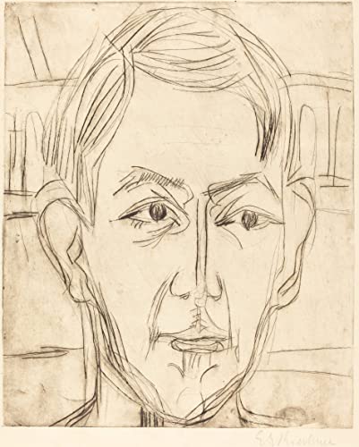 Poster sur toile Ernst Ludwig Kirchner Dr. hans bütow décoration murale SERENDIPITP 50x70