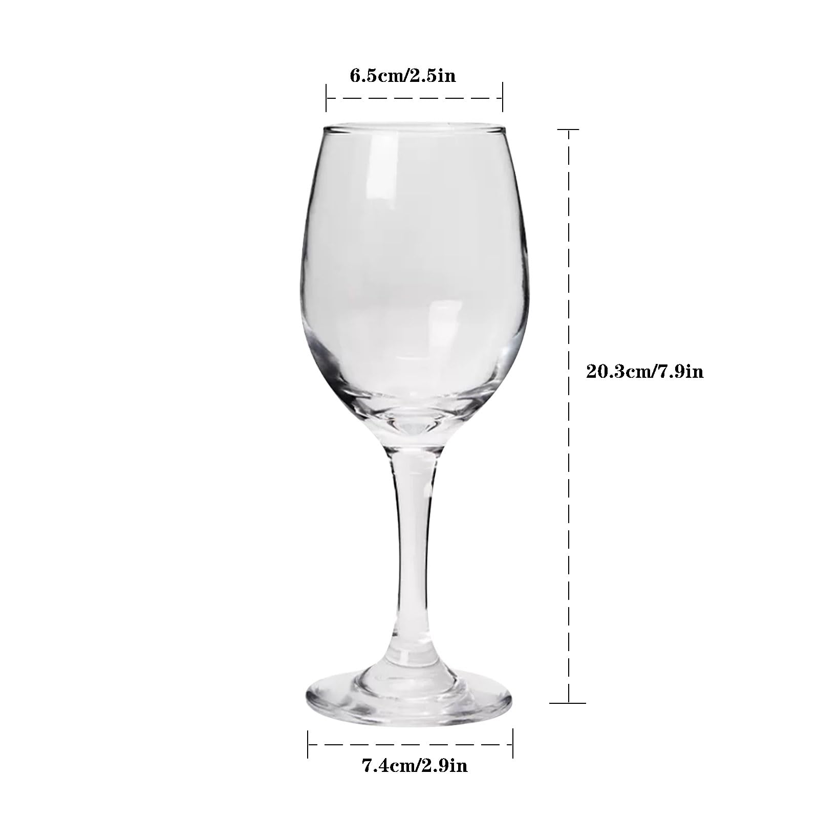 Generic Große Weingläser.11.8Oz Kristall Rotweingläser Lange Stiel Weingläser Champagnergläser Für Familienversammlungen Hotels/Transparent/Satz Von 4