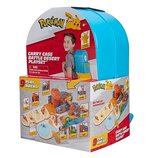 Bandai- Sac à Dos du dresseur Désert PKW2836-Mochila de Entrenamiento Juegos Pokémon portátil, Color Mochila del Entrenador - Desierto, Talla única (JW2836)