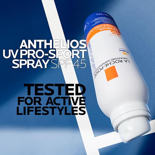 Image of La Roche-Posay Anthelios UV Pro-Sport Sunscreen for Face & Body, Water & Sweat Resistant, Invisible Broad Spectrum Sunscreen, Lightweight & Breathable Skin Sun Protection