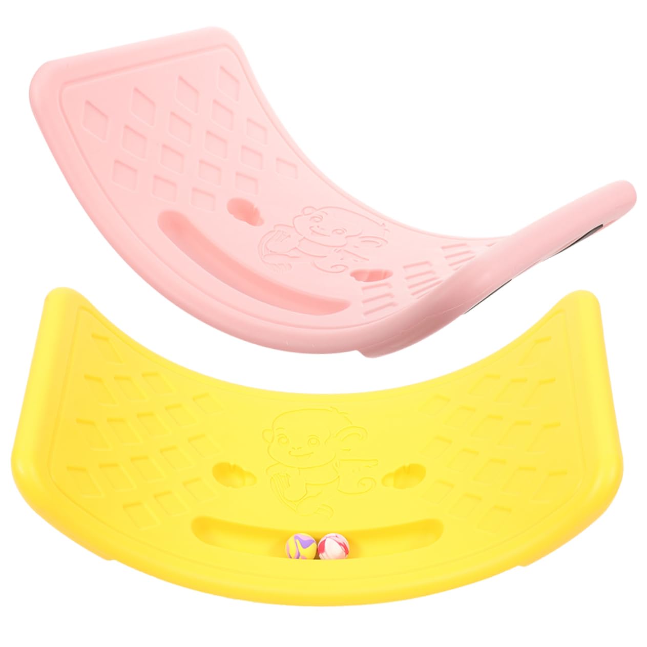 HANABASS Improves Balance Skills Kids Balancing Plate Wobble Board Multi-function Play Durable Material