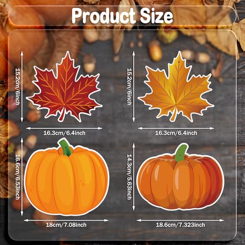 Image of Fall Decor Pumpkin Maple Leaf Hanging Swirls | Fall Thanksgiving Pumpkin Party Ceiling Decorations for Home, Classroom and Office Autumn Thanksgiving Harvest Decor Party