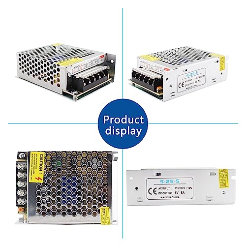 Fuente de alimentación 5A 24V transformador para tiras led de 220V 5