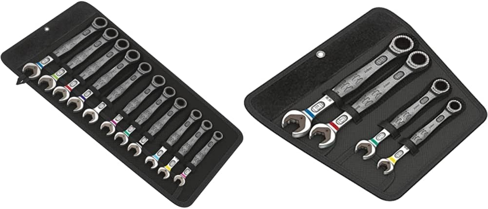 Wera 05020013001 6000 Joker Ratcheting Combination Wrench Set (11 Pieces) 05020012001 Joker Imperial Combination Wrench Set (8 Pieces)