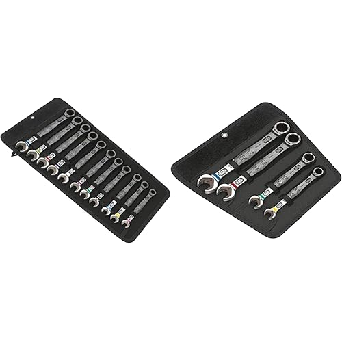 Wera 05020013001 6000 Joker Ratcheting Combination Wrench Set (11 Pieces) 05020012001 Joker Imperial Combination Wrench Set (8 Pieces)