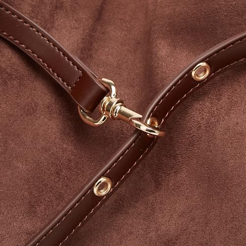Bolso cruzado de gamuza para mujer miniatura 2