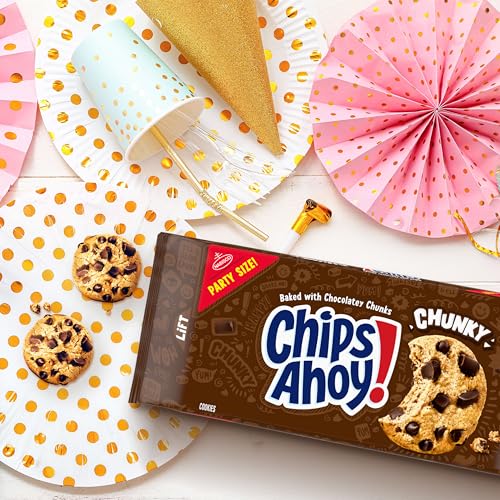 CHIPS AHOY! Chunky Fudgy Chocolate Chip Cookies, Party Size, 24.75 oz image 6