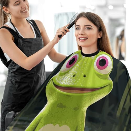Capa de corte Crown Frog ajustable para barbería miniatura 5