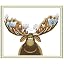 Christmas Deer 21x18 inch