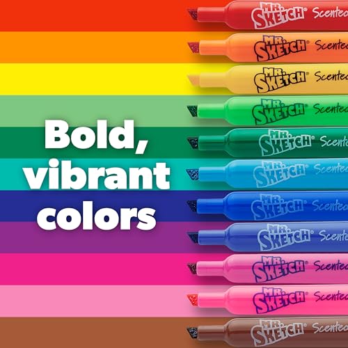 Image of Mr. Sketch Scented Markers, Ultimate Pack, Chisel and Fine Tips, Assorted Colors, 40 Count