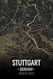  Stuttgart Germany: City Map Notebook for Travelers Notebook for Travelers - Back To School Gift 6x9 Inches  100 Pages