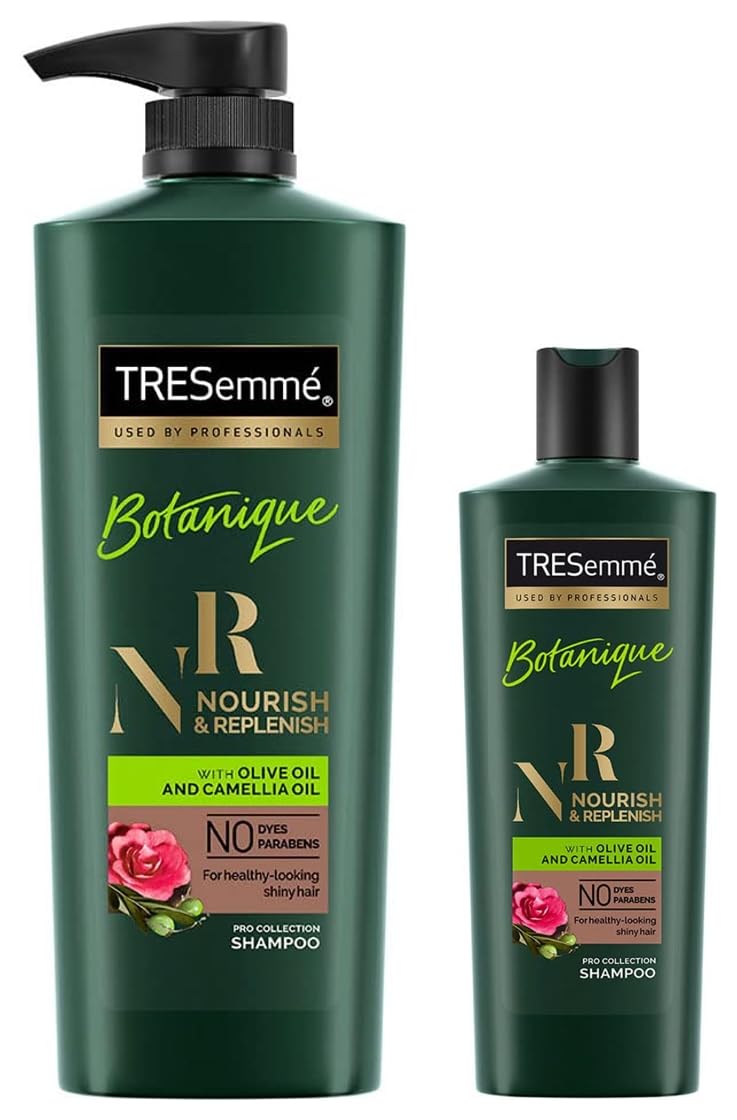 TRESemme Botanique Nourish and Replenish Shampoo, 580ml And TRESemme Nourish and Replenish Shampoo, 185ml