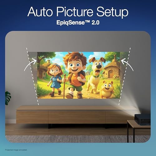 Epson Bose Technology Lifestudio Pop Plus 4K PRO-UHD 휴대용 라이프스타일 프로젝터, 사운드 포함 - 네이비 (리뉴얼) — 사진 6