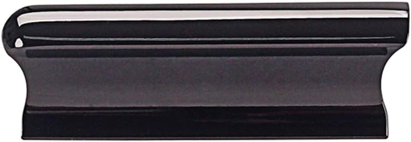 R55A Stainless Steel Hawaii Electric Guitar Bass Lap Slide Bar Stick (Black)