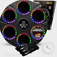 DerALEX - Interaktives Boxgerät mit Musik & LED-Anzeige – Elektronisches Boxtraining für Reflexe, Fitness & Koordination – Rhythmusbasiertes Schlagtraining für Zuhause & Fitnessstudio