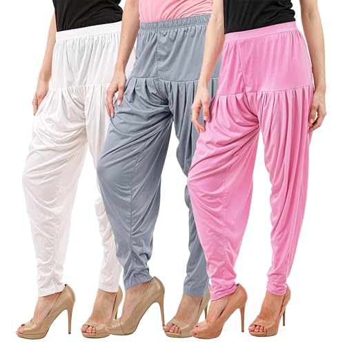Image of Buy That Trendz Patiala Salwar for Women Relaxed Fit Viscose Patiyala Salwar Harem Bottom Pants