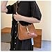 CanVia Mini Ladies Shoulder Bag, Underarm Bag, Cute Handbag, French Fashion Purse For women, Tote bag For Women (Brown)