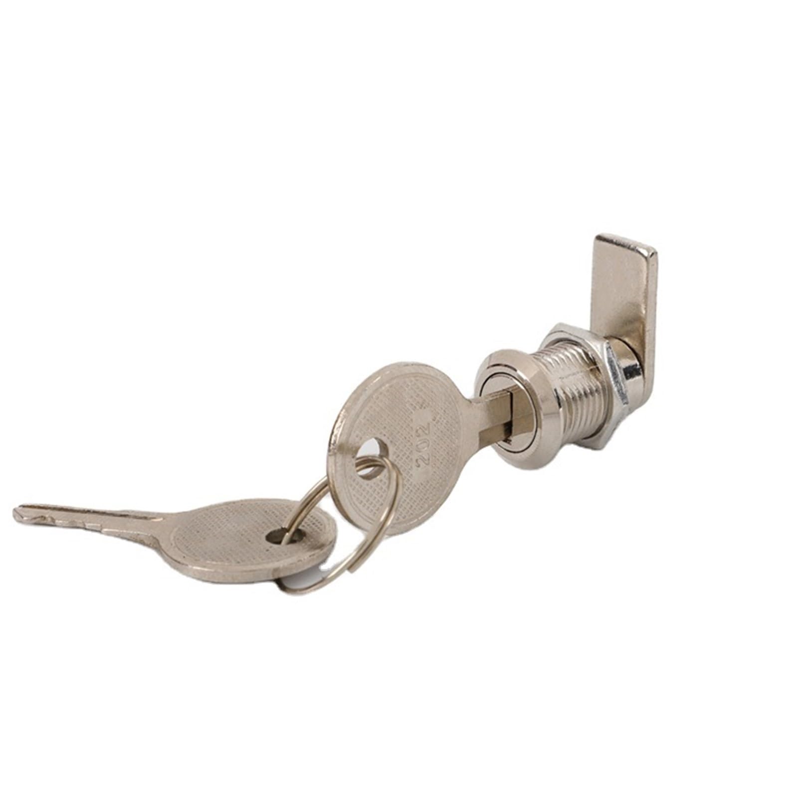 Bgnehrfl 1 Key Pull Cam Lock Jk301 Zinc Alloy 12Mm Key Alike Cylinder Door Lock