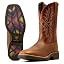 Orange Rust/Tan Bull Emboss