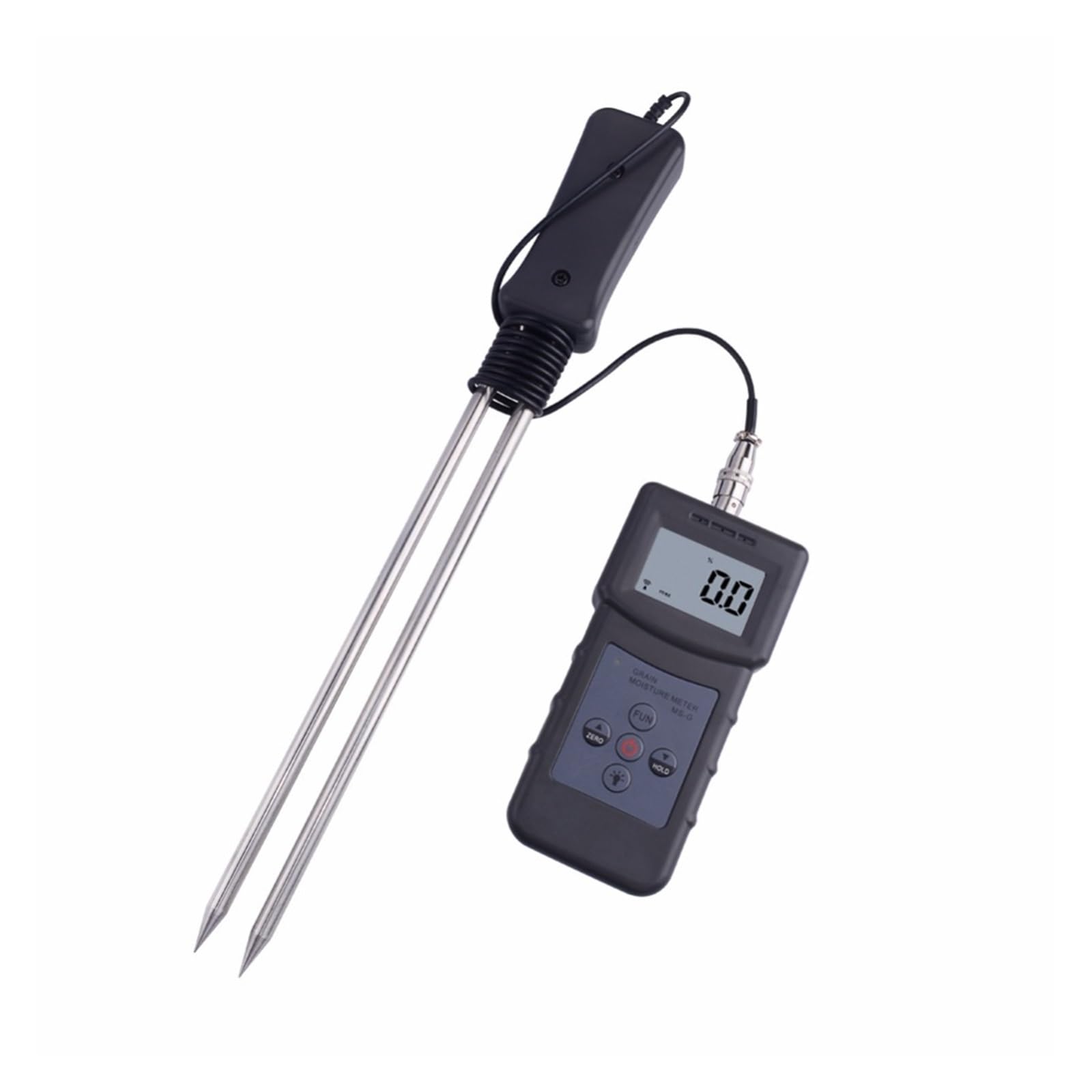 Mnmioio One Color Digital Moisture Tester, Grain Moisture Meter Tester For Barley, Corn, Hay, Oats, Rapeseed, Rough Rice, Sorghum, Soybeans, Wheat Flour, Cocoa