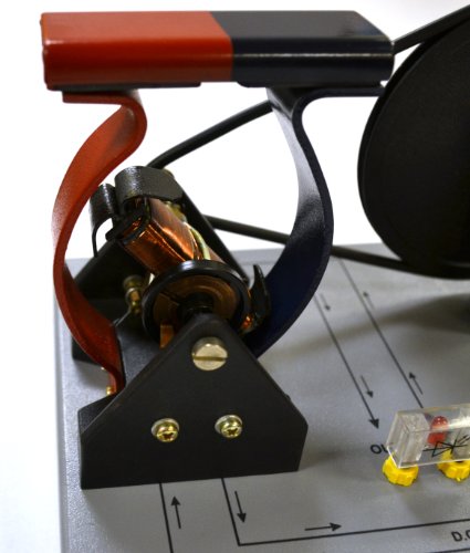 Image of Eisco Labs Demonstration Motor Generator Activity Model (AC /DC) - Hand Powered