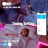 Tiras LED 200 pies (2 Rollos de 100 pies), Control por App Inteligente con Control Remoto, Sincronización Musical RGB para Fiesta 5