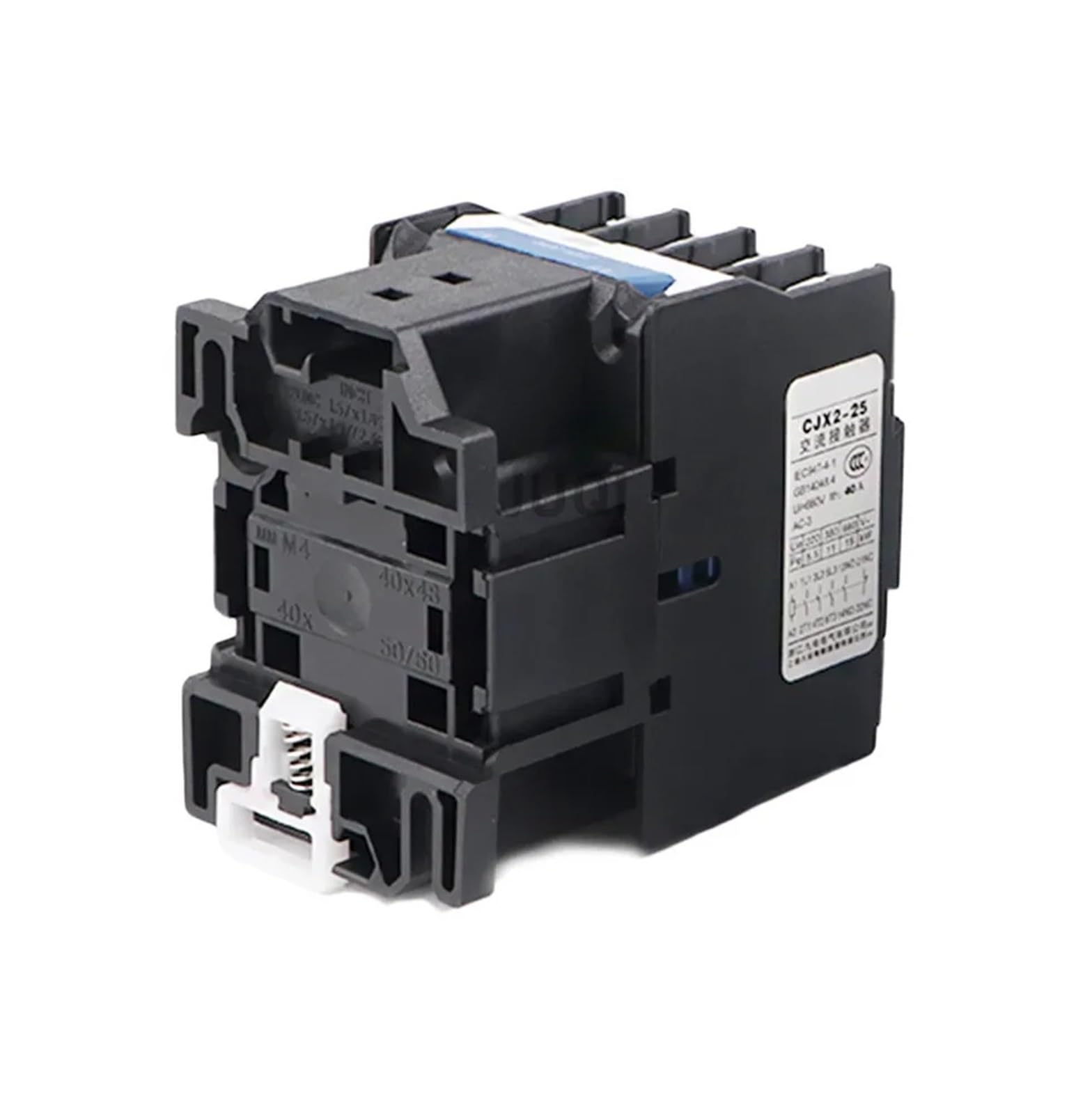 CJX2-2510 relé de Contactor de Motor de CA, trifásico, 25A, 3 polos, 1NO, 24VAC, 36V, 380V, 220V, contactos magnéticos de Motor de voltios de bobina, carril Din de 35mm, 1 Uds.(AC36V)