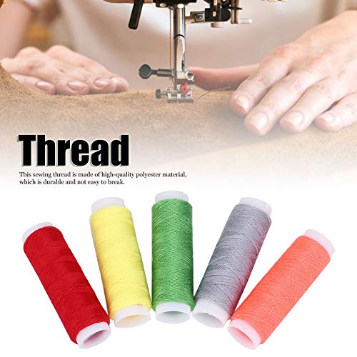 Kit de 39 piezas de hilo para coser, hilo de poliéster para máquina de coser y bordado, suministros para bordado, acolchado a mano y manualidades DIY miniatura 2