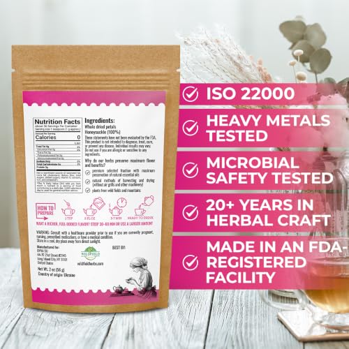 Image of 2 oz. Dried Honeysuckle Buds Herbal Tea (Lonicera Japonica) - 56g Honeysuckle Flower Herb Tea Te De Madreselva