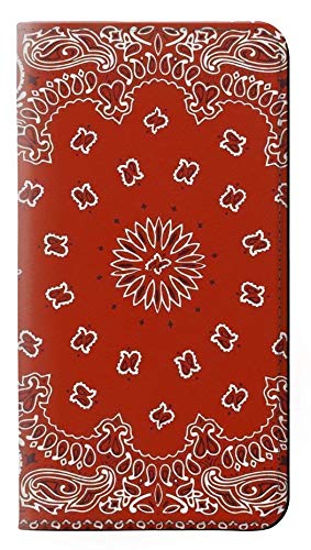  Bandana Red Pattern Flip Case Cover Custodia per LG G6