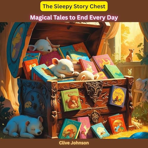 The Sleepy Story Chest Audiolibro Por Clive Johnson arte de portada