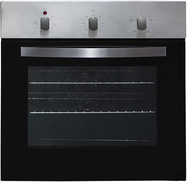 Single Electric Fan Oven In Stainless Steel, 60cm Built-in/Under - SIA UB01SO