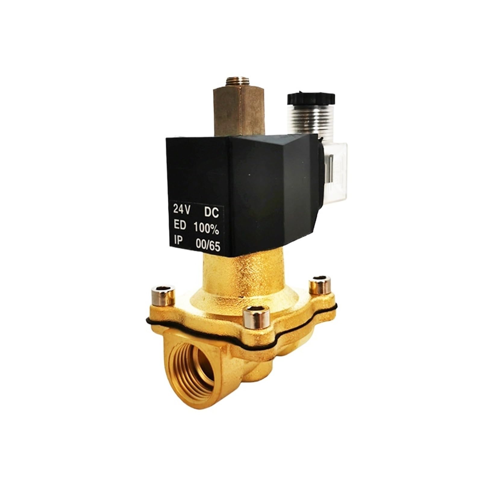 Válvula Solenoide, Sello normalmente abierto del agua EPDM de la válvula electromagnética 1/2 pulgada for el tratamiento aguas(BSP,120VAC)