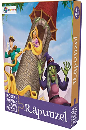 Image of Rapunzel - 30 Piece Jigsaw Puzzle with Free Reading Book