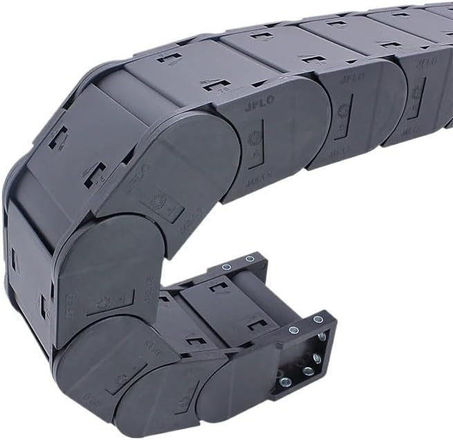 BIRAN 1-Meter Cable Drag Chain Series of J45F.1.S-enclose Type Both Side Opening(125mm,45x60 mm)
