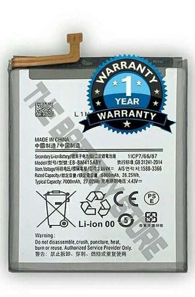 Original EB-BM415ABY Battery for Samsung Galaxy m41 / M51 / M515F Battery with 1 Year warrenty****(Z263)