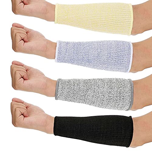 Geofray 4 Pares Fundas Resistentes una y Quemaduras Fundas Protectoras para Protectores de Antebrazo para Pieles Finas y Moretones