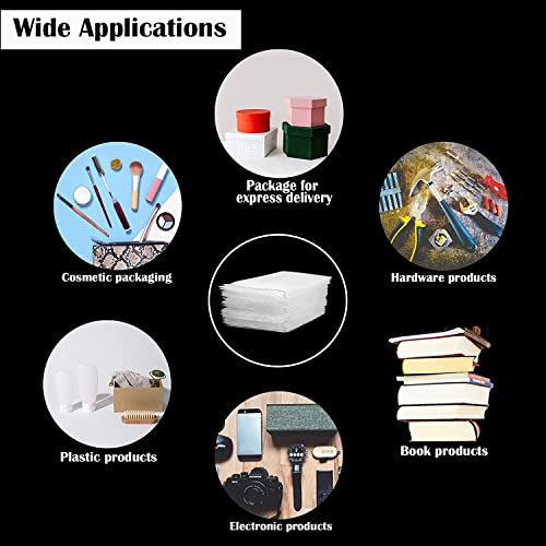 Eyluck 50Pcs Self Sealing Bubble Pouches Wrap Bags,6 Inch X10 Inch Double Walled Cushioning Bags,Clear Bubble Out Bags For Packing, Moving, Shipping, Mailing, Bubble Cushioning Wrap Bags #TOP4