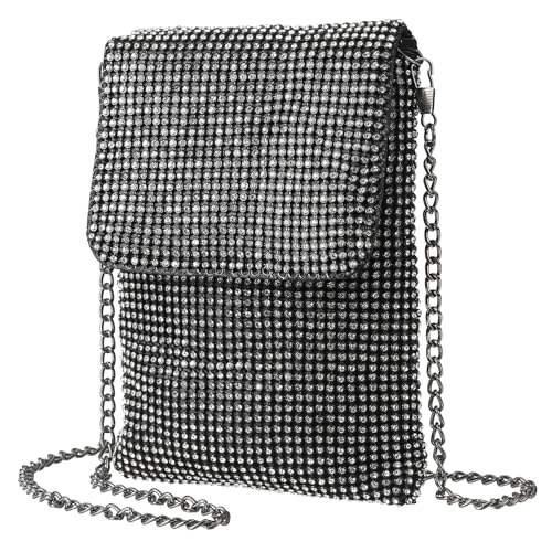 Sac de soirée vert avec strass pour briller lors d'un mariage élégant