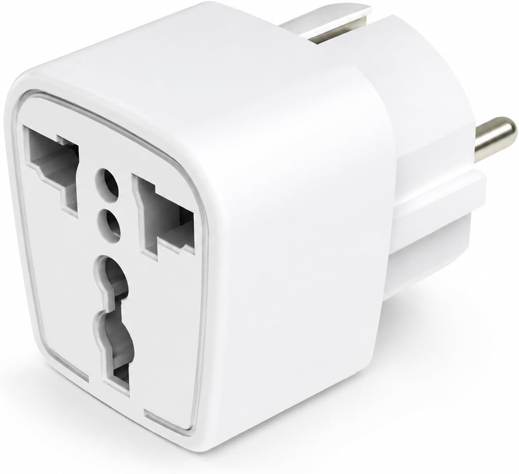 SUWORS Universal Çevirici Fiş – Universal Priz Dönüştürücü Adaptör – Seyahat ve Günlük Kullanım İçin Çok Amaçlı Fiş Adaptörü
