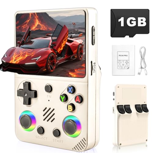Colorbing RG36 PRO - Console portatile retrò gioco, supporta oltre 30.000 giochi classici, schermo da 3,5, batteria da 3000 mAh, sistema operativo Linux