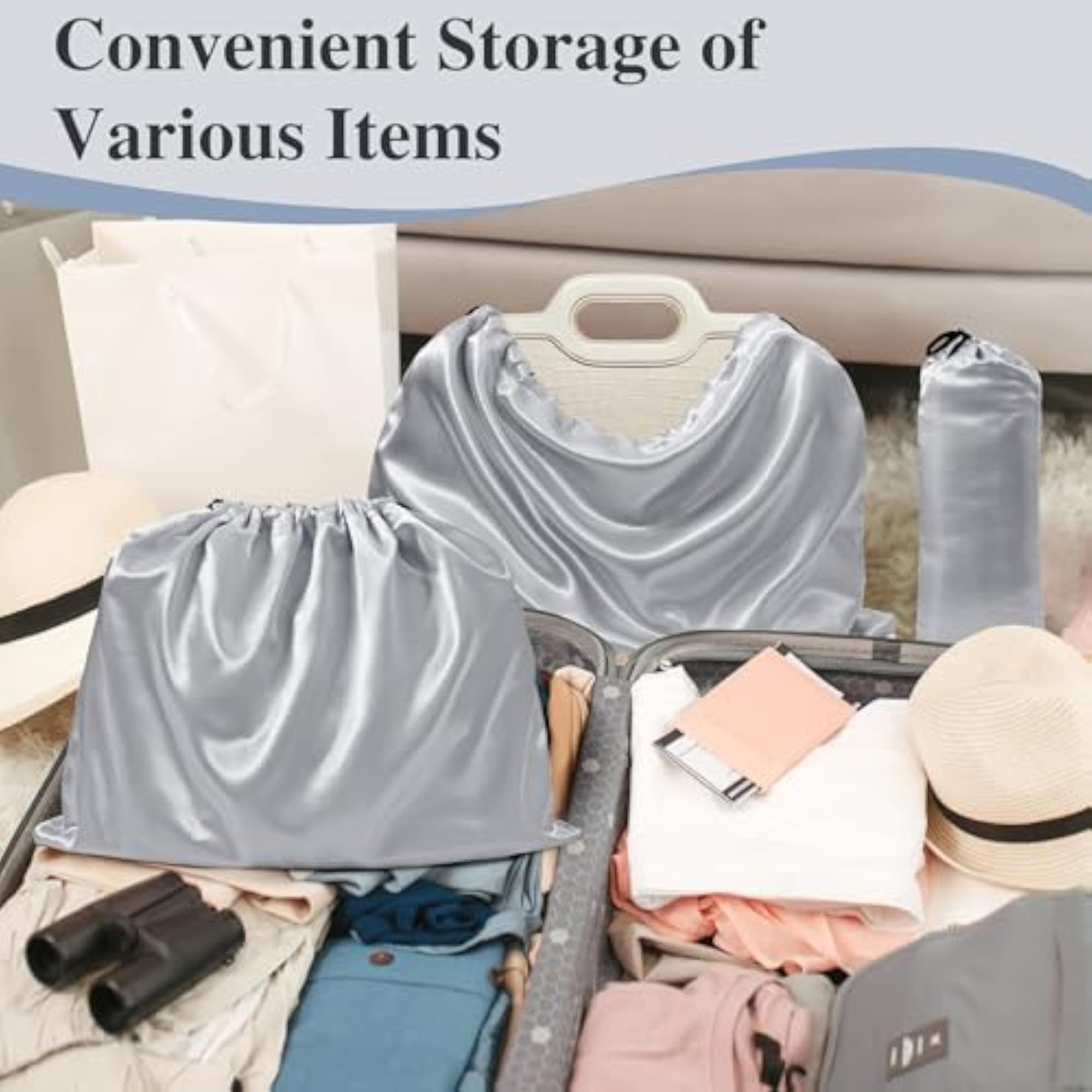 6 Pack Dust Bags for Handbags and Shoes