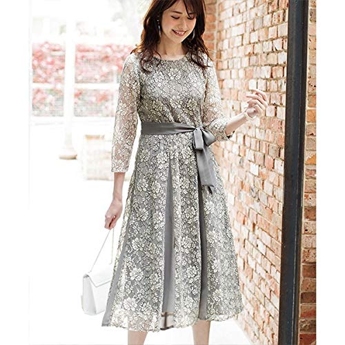 ラナン（Ranan） 配色レース切替ワンピース