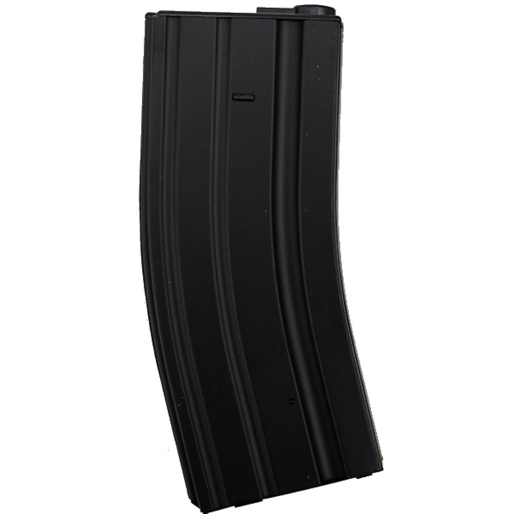 CYMA - Caricatore per Replica da Softair Tipo M4/M16, Colore Nero, in Metallo, 150 Pallini, RIF. M013
