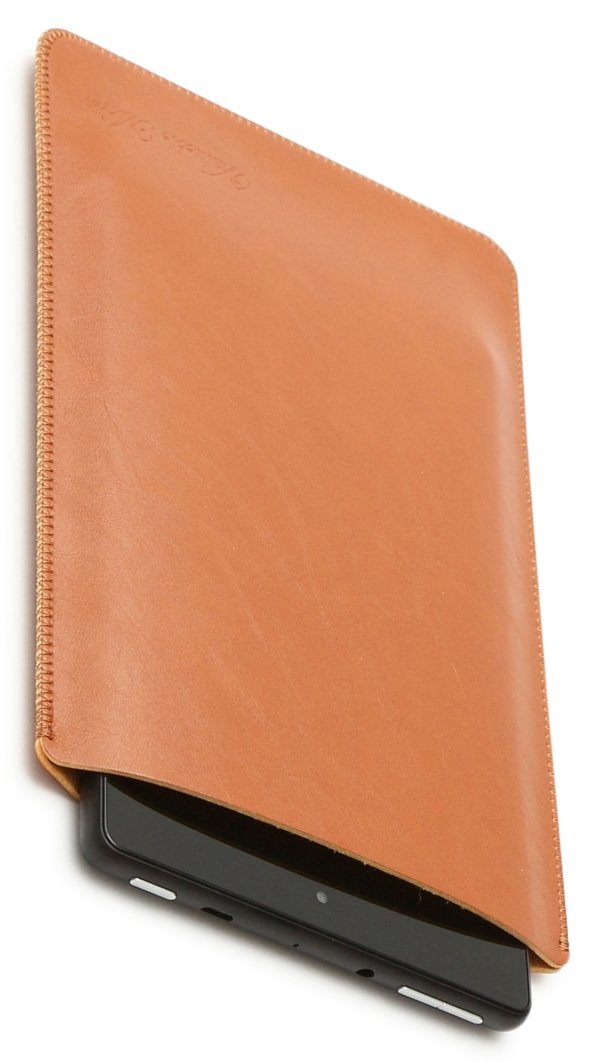 V.M Fire HD 10/8 / 7 Sleeve Leather Slip in Case 8in Tablet Sleeves FireHD8 Cover Fire8 Slip-in 8-Inch Cases 8inch 2017 New Amazon Kindle Slipcase HD8 Light Brown