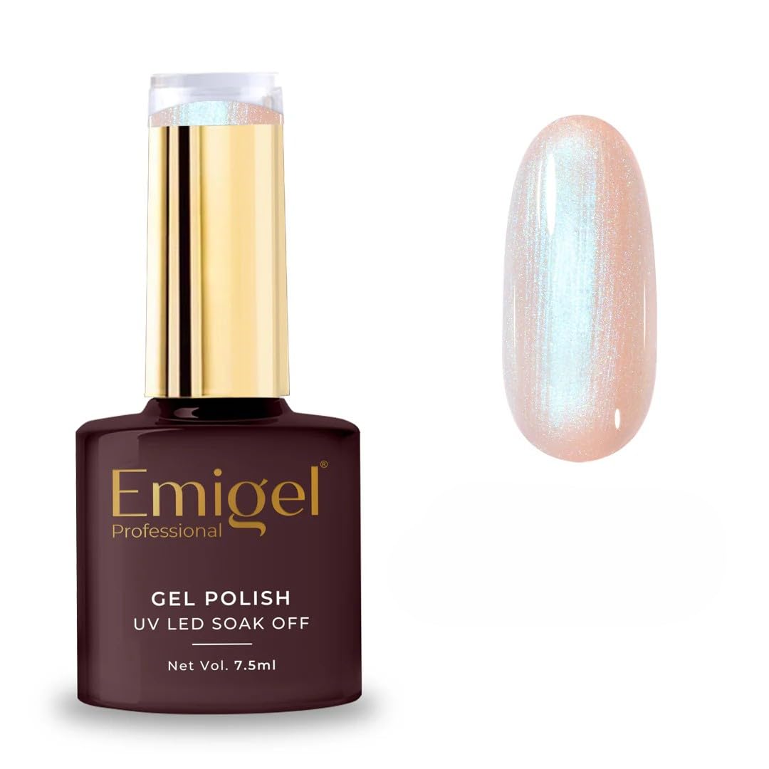 Emigel Professional Aurora Gel Polish - 005 - UV Gel -Special Nail Polish | Cured With UV LED Lamp | Super Glossy Finish | Quick Drying Nail Polish (7.5ml)-image-15