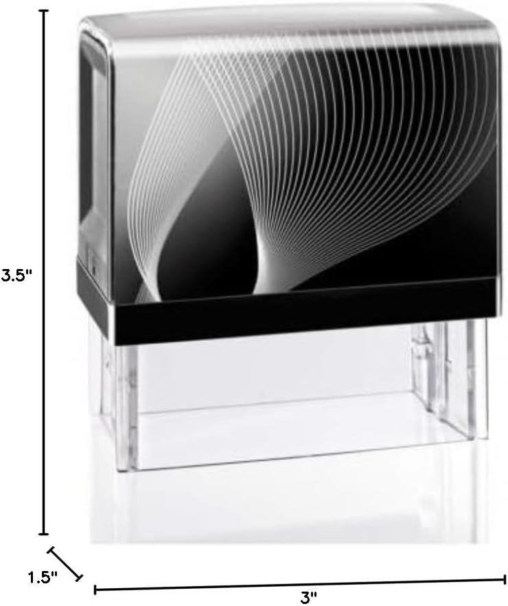 Miniatura 4 de Hubco Impresora 40 Sello notario autoentintado - Colorado (caja negra)