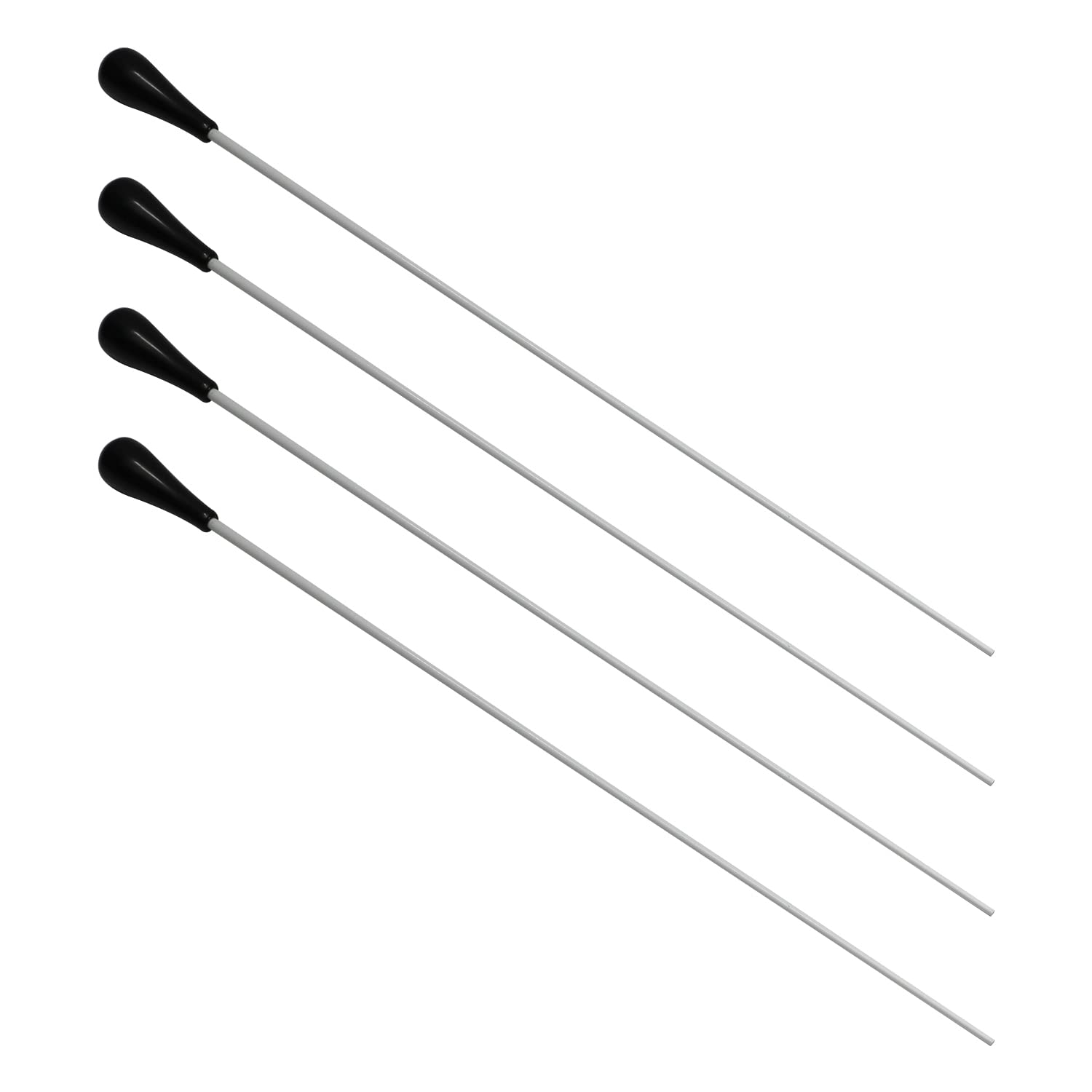 Othmro 4Pcs Hollow Teachers Pointer Teaching Pointer Stick for Classroom, Metal Handheld Presenter Pointer Length 15.35 inch, Handheld Presenter Whiteboard Pointer for Teachers/Guides/Coach (Black)