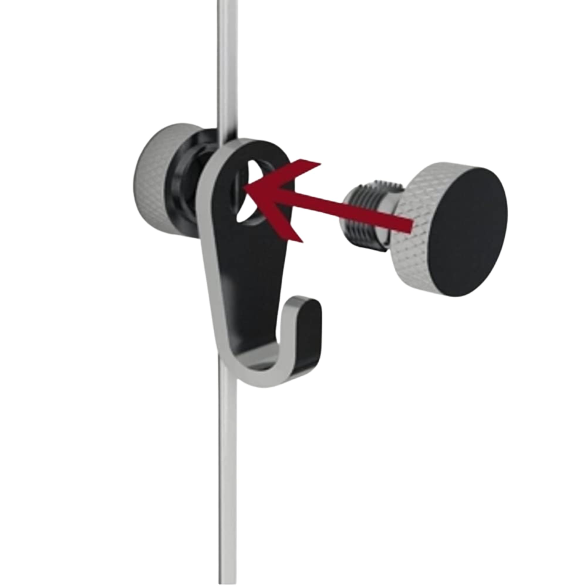 Colgadores Cuelga Cuadros RM Nylon - Soporta 15 kg | Regulable en altura sin herramientas | Cuelga varios cuadros por hilo | Ideal uso doméstico | Incluye Carril Guía y gancho (10 unidad)